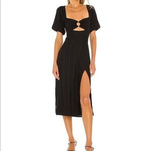 REVOLVE BLACK L SPACE DRESS
